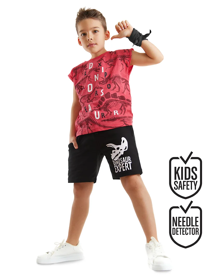 MSHB&G Dino Expert Boy T-shirt&Shorts Set